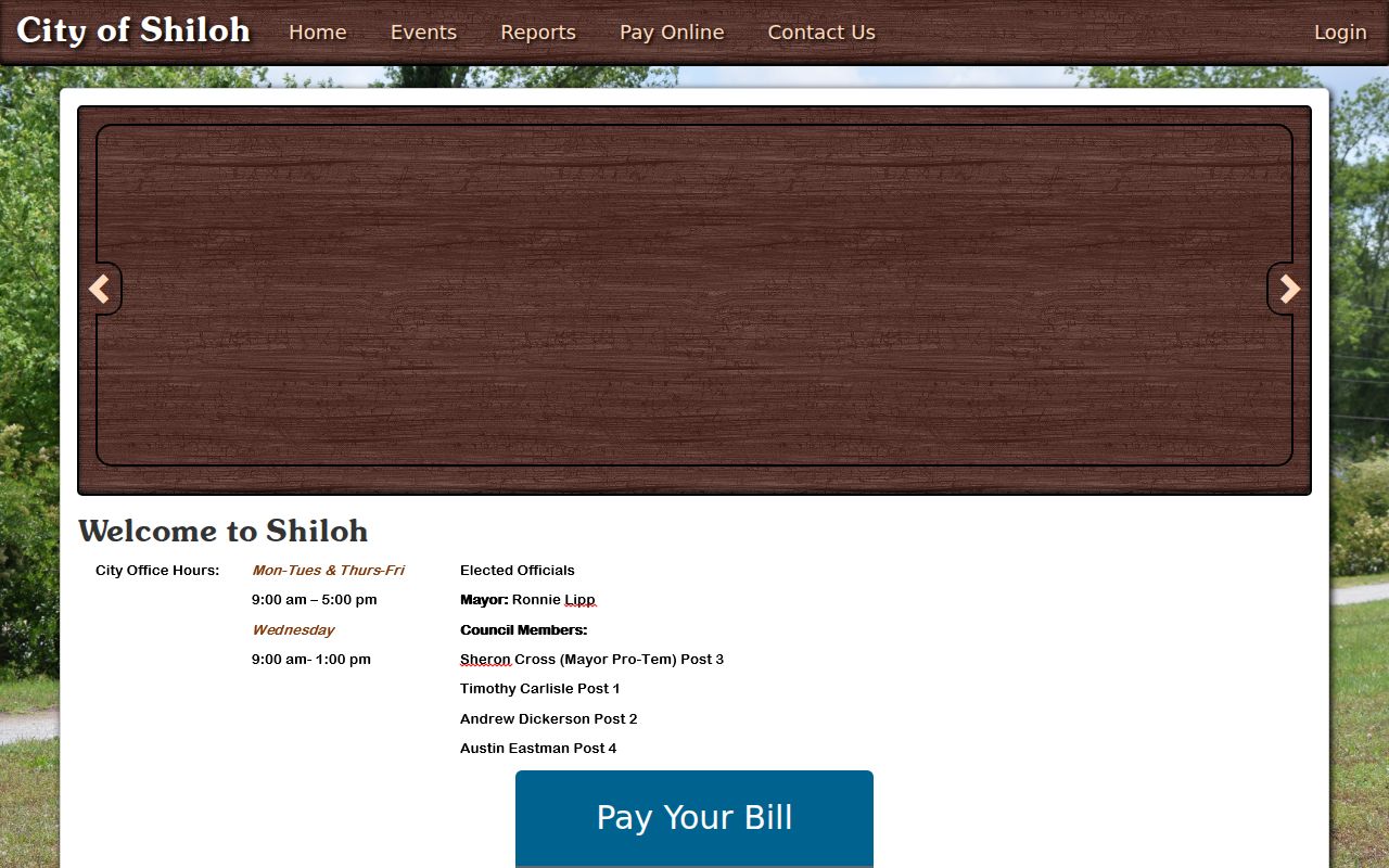 Official City of Shiloh Georgia website